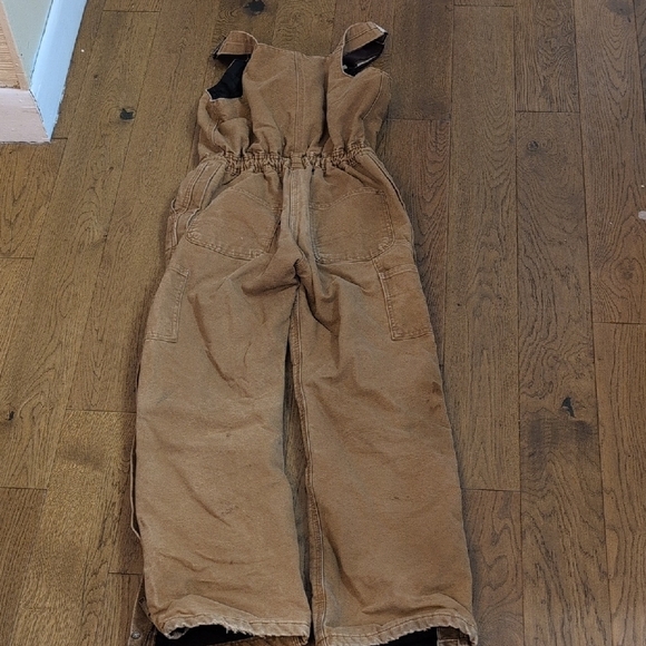 Carhartt womens insulated bib (lined winter overalls) size 4 / 32” inseam - Picture 10 of 14